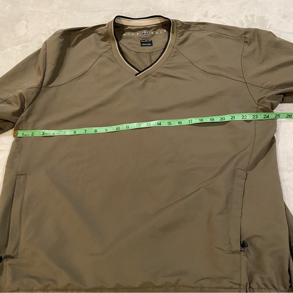 Nike Golf Jacket Men’s XL Green Gray Pullover VNeck Windbreaker - Picture 7 of 7